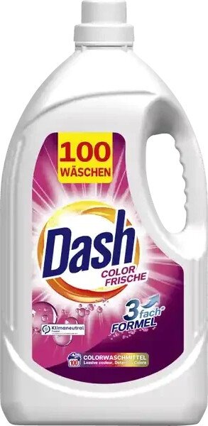 Немецкий гель для стирки Dash Color Frische 100, 5л, 100 стирок